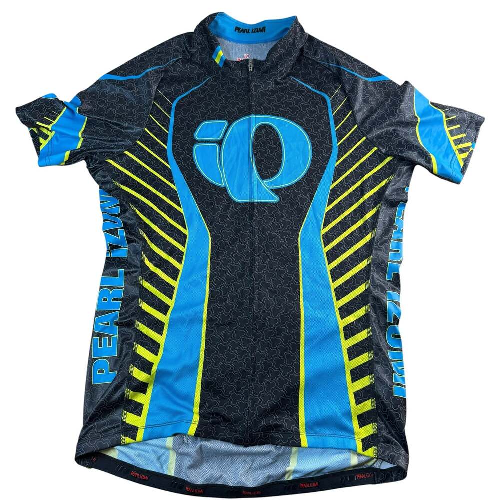 Pearl Izumi P.R.O. Series Men's Cycling Jersey Short Sleeve Black Blue X-Large
